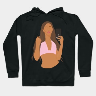 Tini Stoessel - Digital Portrait Hoodie